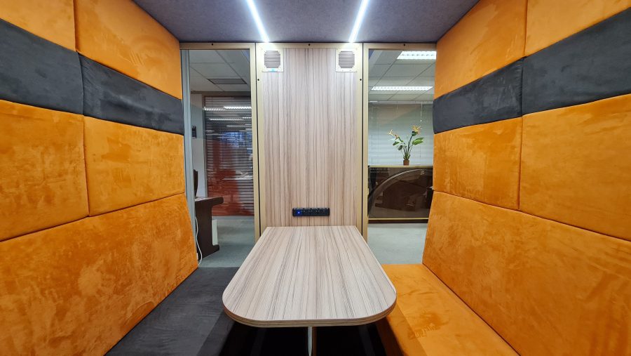Aconcept Pro Media Workspace booth Mobie mobiele kantoor pod geluidsdichte cabine